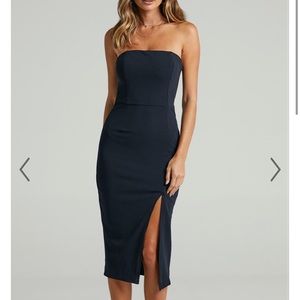 NWT Showpo Dress - Find Me Where The Wild Things Are (Navy)